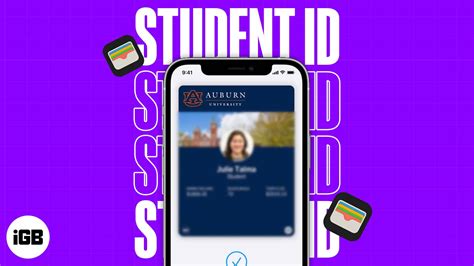 how to use student id on iphone